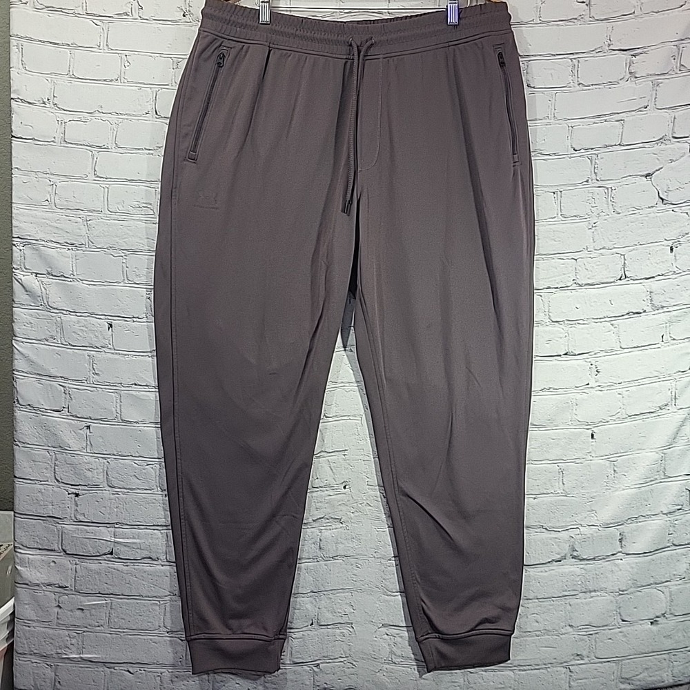 Under Armour Jogging Pants Womens 2XL‎ Pale Purple Pull On Zipper Pockets